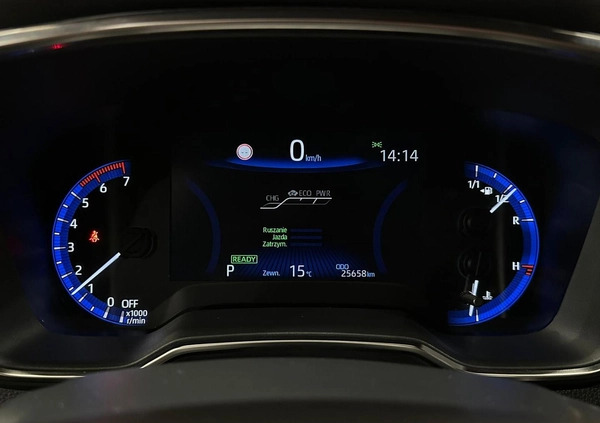 Toyota Corolla cena 109900 przebieg: 25654, rok produkcji 2022 z Międzyrzec Podlaski małe 232
